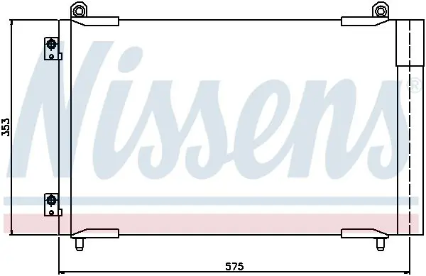 Handler.Part Condenser, air conditioning NISSENS 94837 7