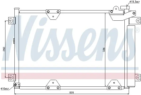 Handler.Part Condenser, air conditioning NISSENS 94892 7