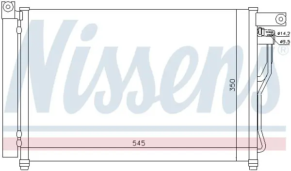 Handler.Part Condenser, air conditioning NISSENS 94895 7