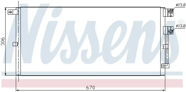 Handler.Part Condenser, air conditioning NISSENS 94916 7