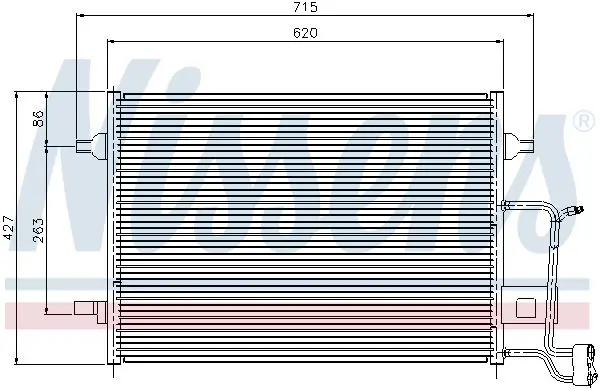 Handler.Part Condenser, air conditioning NISSENS 94922 1