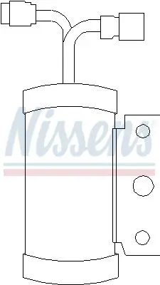 Handler.Part Dryer, air conditioning NISSENS 95075 1