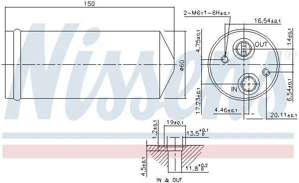 Handler.Part Dryer, air conditioning NISSENS 95142 5