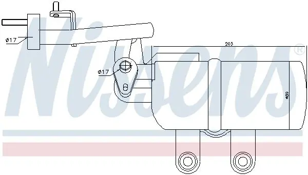 Handler.Part Dryer, air conditioning NISSENS 95352 3