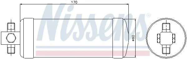 Handler.Part Dryer, air conditioning NISSENS 95418 1