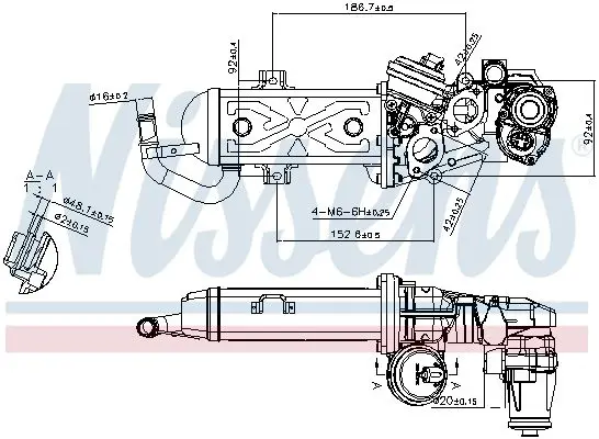 Handler.Part EGR Valve NISSENS 98178 8