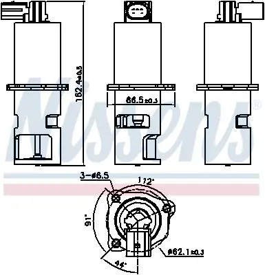 Handler.Part EGR Valve NISSENS 98190 7