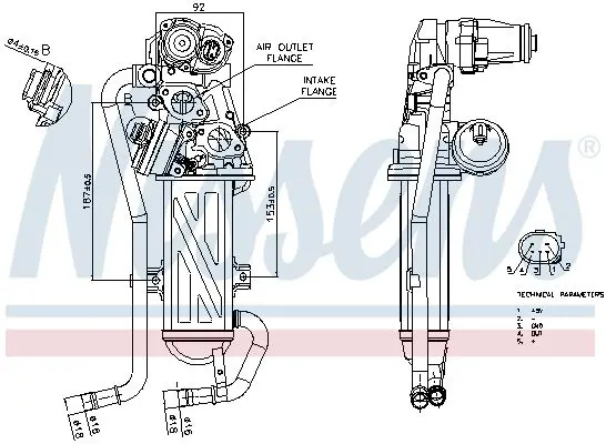 Handler.Part EGR Valve NISSENS 98375 7