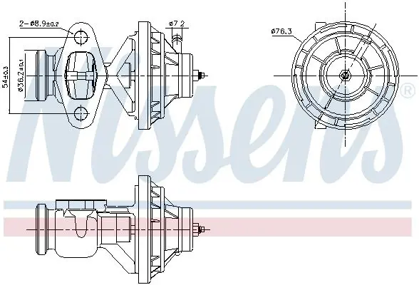 Handler.Part Egr Valve NISSENS 98390 1