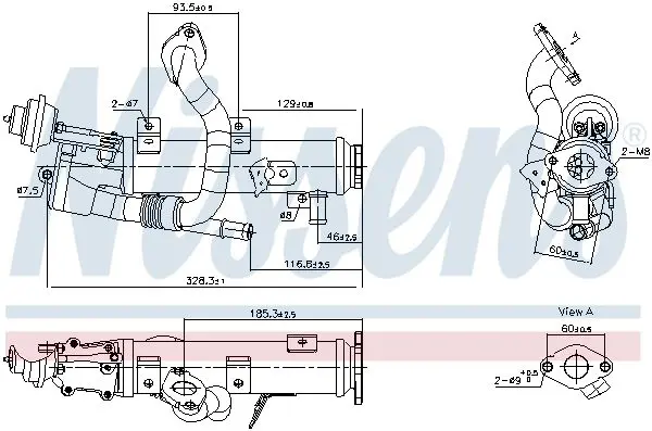 Handler.Part Egr Cooler NISSENS 989448 1