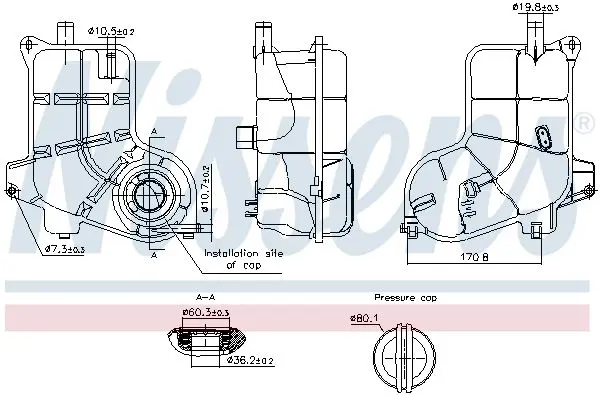 Handler.Part Expansion Tank NISSENS 996368 1