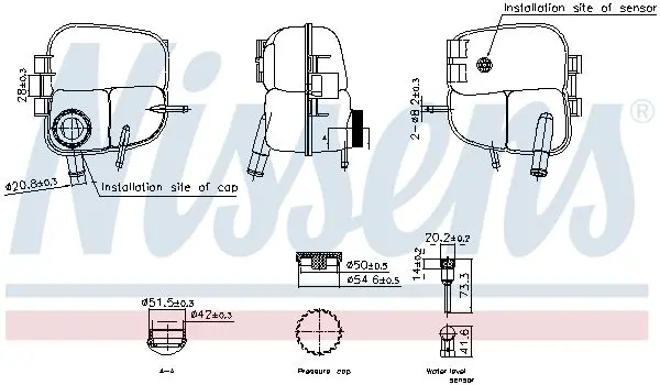 Handler.Part Expansion Tank NISSENS 996303 1