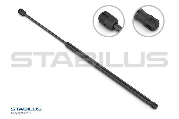 Handler.Part Gas spring, rear windscreen STABILUS 014035 1