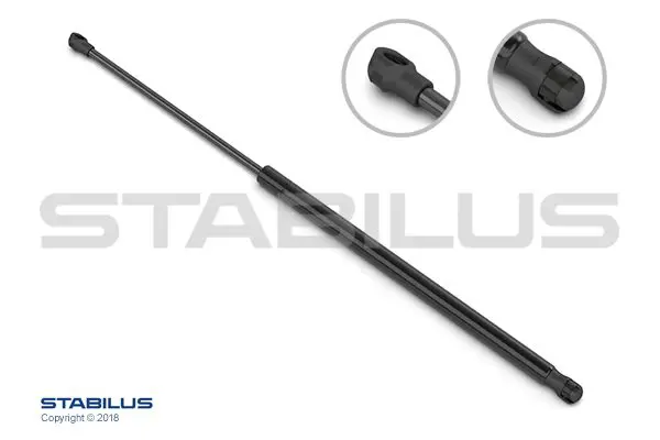 Handler.Part Gas spring, boot-/cargo area STABILUS 129572 1