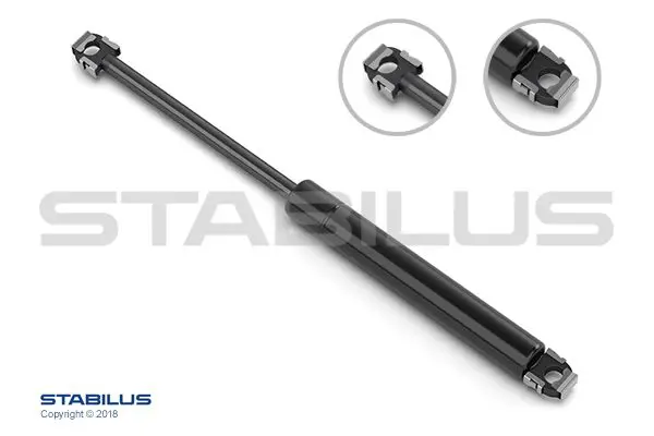 Handler.Part Gas spring, boot-/cargo area STABILUS 633832 1