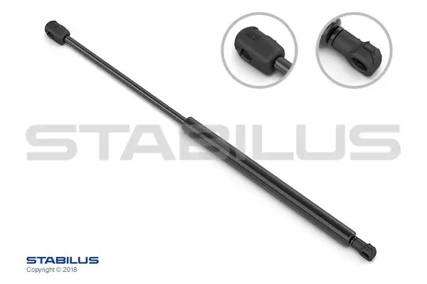 Handler.Part Gas spring, bonnet STABILUS 0772VE 1