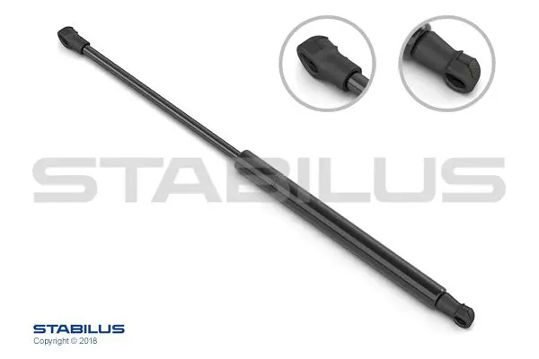 Handler.Part Gas spring, bonnet STABILUS 022244 1