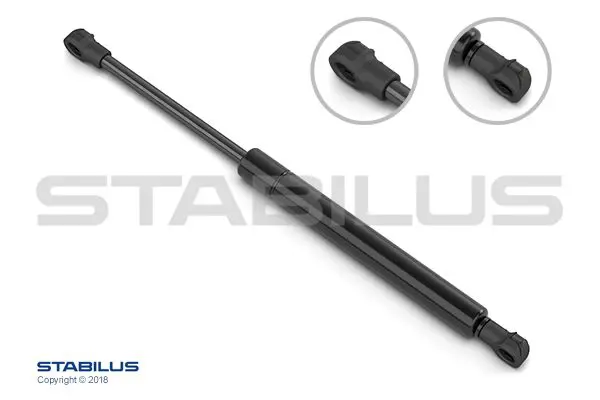 Handler.Part Gas spring, boot-/cargo area STABILUS 7209HT 1