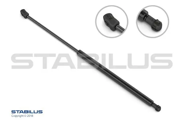 Handler.Part Gas spring, bonnet STABILUS 712224 1