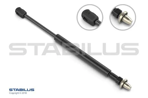 Handler.Part Gas spring, rear windscreen STABILUS 015621 1