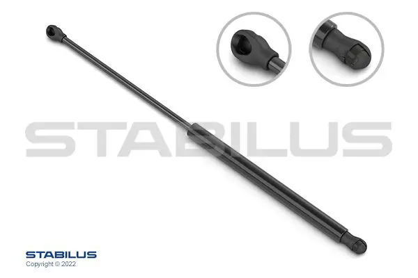 Handler.Part Gas spring, bonnet STABILUS 348466 1