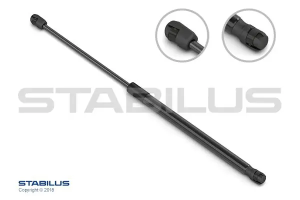 Handler.Part Gas spring, boot-/cargo area STABILUS 016990 1