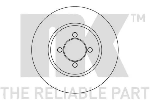 Handler.Part Brake disc NK 201904 1