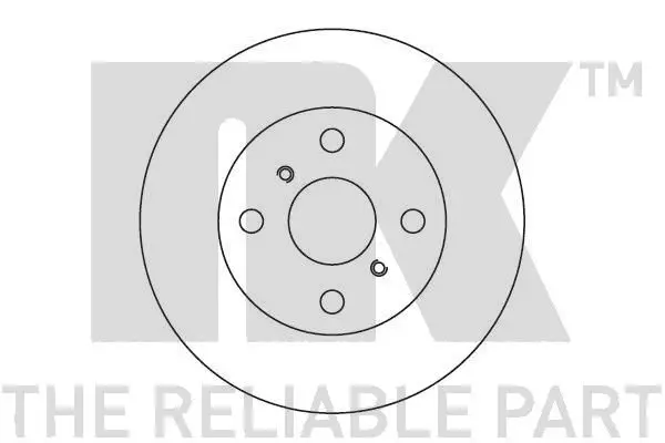 Handler.Part Brake disc NK 204551 1