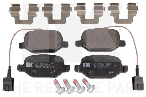 Handler.Part Brake pad set, disc brake NK 221030 1