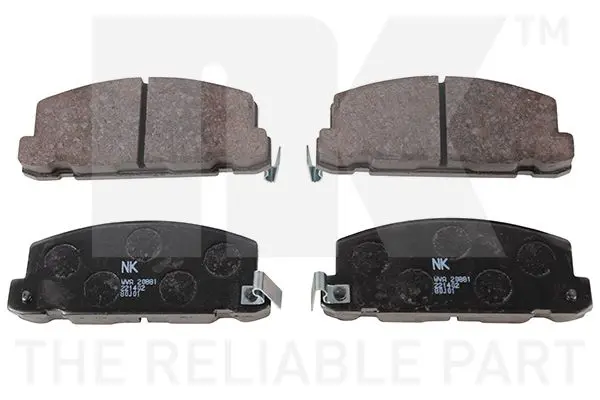 Handler.Part Brake pad set, disc brake NK 221402 1