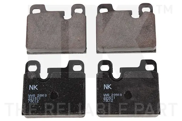 Handler.Part Brake pad set, disc brake NK 221511 1