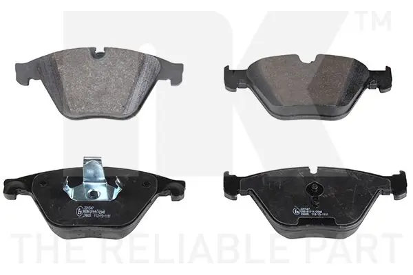 Handler.Part Brake pad set, disc brake NK 221547 1