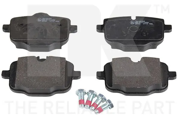 Handler.Part Brake pad set, disc brake NK 221549 1