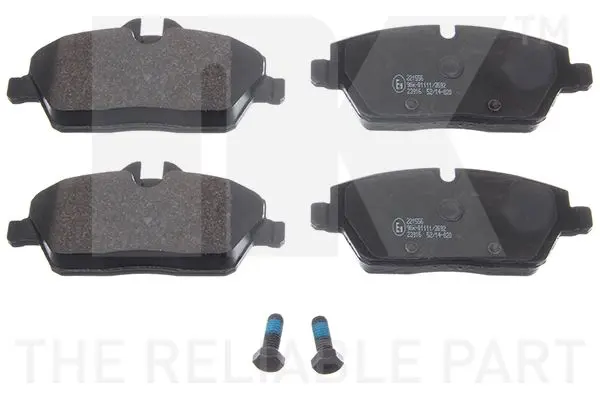 Handler.Part Brake pad set, disc brake NK 221556 1