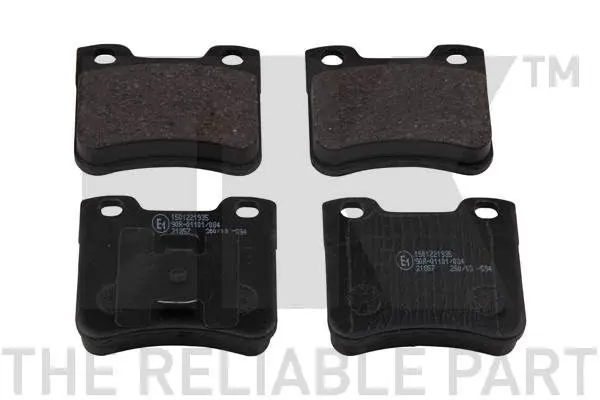 Handler.Part Brake pad set, disc brake NK 221935 1