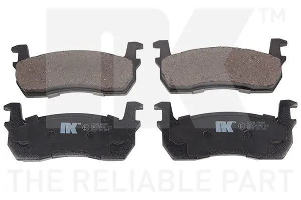 Handler.Part Brake pad set, disc brake NK 222204 1