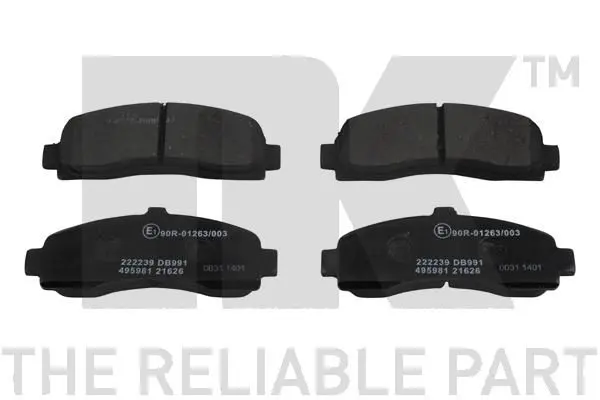 Handler.Part Brake pad set, disc brake NK 222239 1