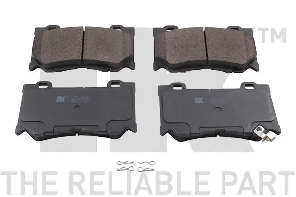 Handler.Part Brake pad set, disc brake NK 222287 1