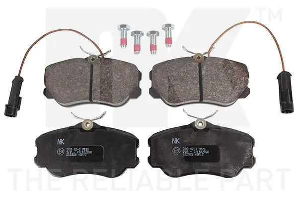 Handler.Part Brake pad set, disc brake NK 222328 1