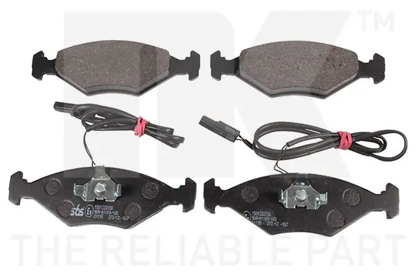 Handler.Part Brake pad set, disc brake NK 222330 1