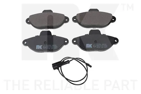 Handler.Part Brake pad set, disc brake NK 222334 1