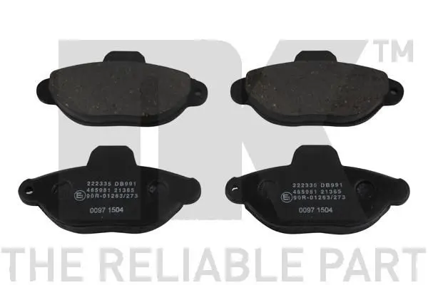 Handler.Part Brake pad set, disc brake NK 222335 1