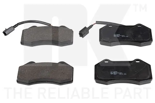 Handler.Part Brake pad set, disc brake NK 222397 1