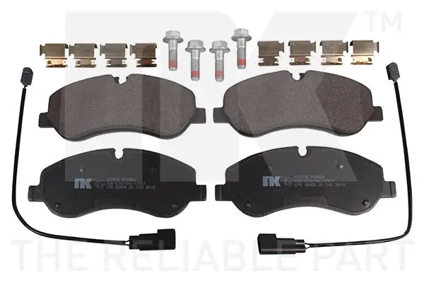 Handler.Part Brake pad set, disc brake NK 222576 1