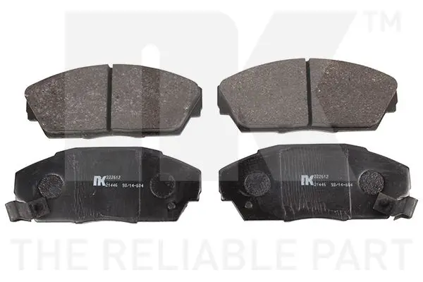 Handler.Part Brake pad set, disc brake NK 222612 1