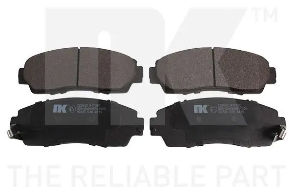 Handler.Part Brake pad set, disc brake NK 222645 1