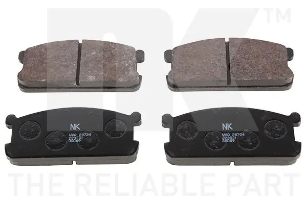 Handler.Part Brake pad set, disc brake NK 223001 1