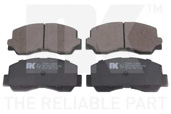 Handler.Part Brake pad set, disc brake NK 223005 1