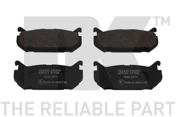 Handler.Part Brake pad set, disc brake NK 223233 1