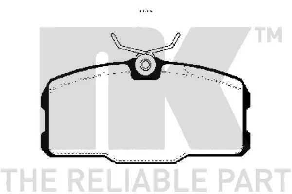 Handler.Part Brake pad set, disc brake NK 223313 1